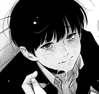 ❤️ Anime, Manga, Pleurs, Triste, Larmes whatsapp sticker