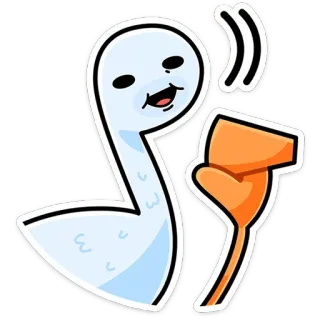 🙂 ghost, character, cartoon, cute, speech bubble telegram sticker