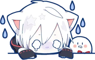 🤯 Anime, Dessin animé, Kawaii, Mignon telegram sticker