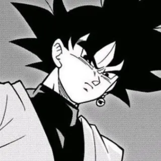 🎌 Goku Black Dragon Ball anime, dragon ball, goku black, character, manga, super saiyan, villain telegram sticker