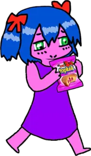 😂 topkek Desenho animado, Lanche, Bolo, Anime, Garota, Topkek whatsapp sticker