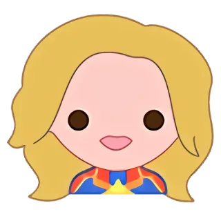🦇 Captain Marvel Marvel Cinematic Universe whatsapp sticker