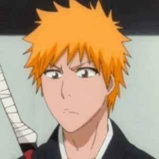 🔥 Ichigo Kurosaki Bleach Anime, Manga, Ichigo, Bleach, Nhân vật, Tóc cam whatsapp sticker