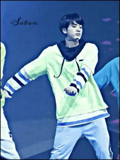 🔜 Satan 撒旦, kpop, jin, bts, 偶像, 表演 telegram sticker