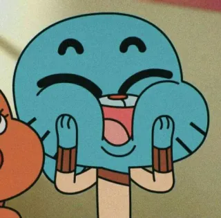 🎒 Gumball Watterson The Amazing World of Gumball Cartoon, Gumball, lustig, The Amazing World of Gumball, animiert whatsapp sticker