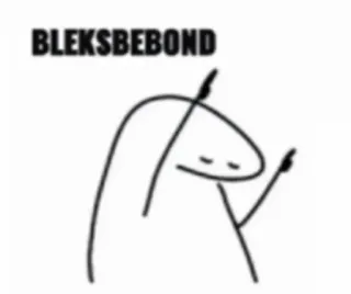 ✨ BLEKSBEBOND whatsapp sticker
