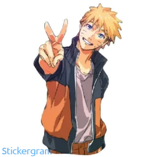 ✌ Naruto Anime, Naruto, Manga, Personnage telegram sticker