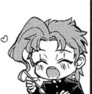 ❤️ Noriaki Kakyoin JoJo's Bizarre Adventure Anime, Manga, Jojo, Kakyoin, Carino, Kawaii telegram sticker