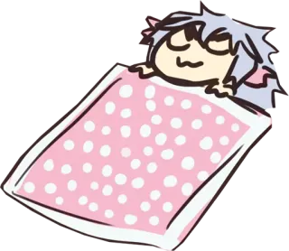 😴 sommeil, animé, couverture, mignon, dessin animé telegram sticker