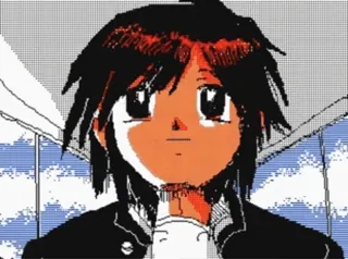 🔪 Anime, Mangá, Personagem, Retrato whatsapp sticker