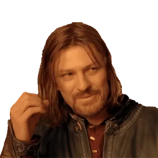😬 Boromir Lord of the Rings ショーン・ビーン, ファンタジー, 映画, フィルム telegram sticker