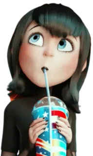🧛‍♀ Mavis Dracula Hotel Transylvania mavis, hotel transylvania, vampire, cartoon, animation telegram sticker
