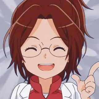 🌻 Hange Zoe Attack on Titan animé, scientifique, L'Attaque des Titans, Hange Zoé, fanart, dessin animé, personnage whatsapp sticker