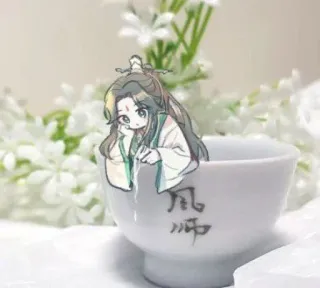 🍃 风师 动漫, 中文, 可爱, 贴纸, 卡通 whatsapp sticker