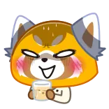 Aggretsuko telegram stickers
