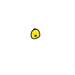 🐥 giallo, uccello, anatra, animale, cartone animato, carino, pulcino telegram sticker