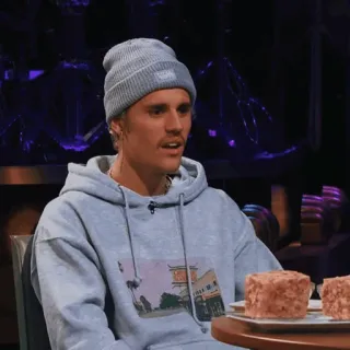 🎐 Justin Bieber celebrity, singer, entertainer, male, portrait telegram sticker