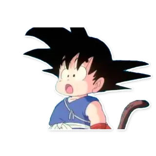 😯 Goku Dragon Ball Anime, Dragon Ball, Goku, Cartoon telegram sticker