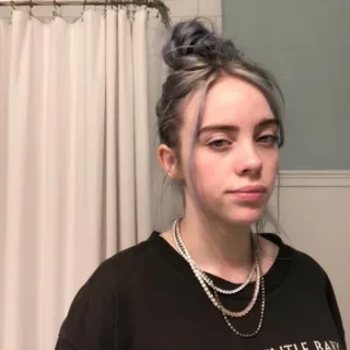 💖 Billie Eilish 歌手, 音乐家, 肖像, 名人, 比莉·艾利什 telegram sticker
