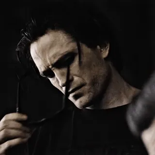 🦇 The Crow goth, film, gothic, düster, emo, kummer whatsapp sticker
