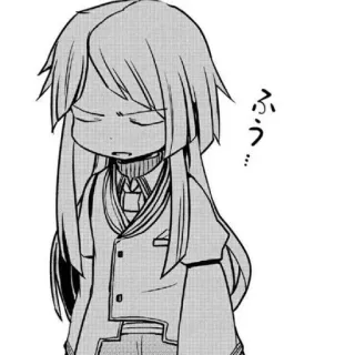 🤍 ふう... Manga, Mengantuk, Lelah, Anime, Chibi telegram sticker