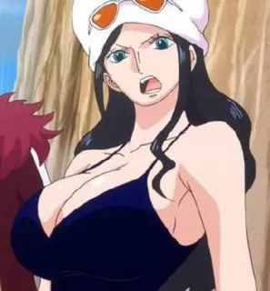 👒 Nico Robin One Piece Anime, Manga, Pirat, One Piece, Nico Robin telegram sticker