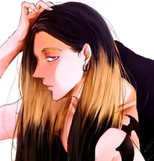 😒 Anime, Manga, Personnage, Portrait telegram sticker