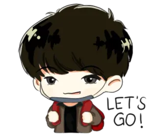 😊 卡通, 人物, Q版, 角色, 数字艺术 telegram sticker