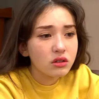 😭 femme, pleurs, triste, émotionnel, bouleversé, portrait telegram sticker