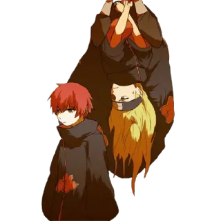 🥵 Sasori Naruto อนิเมะ, แสงอุษา, หุ่นเชิด, นินจา whatsapp sticker