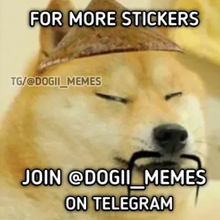 Doge / @dogii_memes telegram stickers