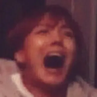 😫 scream, open mouth, emotional, shouting, distressed telegram sticker