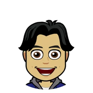 🙃 Avatar, Dessin animé, Portrait, Mâle, Garçon telegram sticker