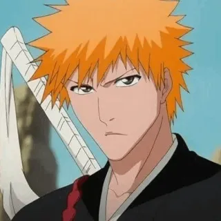 🔥 Ichigo Bleach Anime, Ichigo, Bleach, Nhân vật, Manga whatsapp sticker