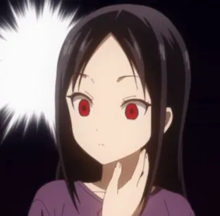 😶 Kaguya Shinomiya Kaguya-sama: Love Is War Anime, Kaguya-sama, Kaguya Shinomiya, Manga, Charakter, Mädchen, Cartoon whatsapp sticker