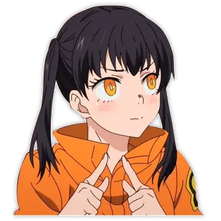 Enen no shouboutai / Пламенная бригада пожарных telegram stickers