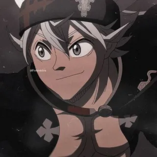 😃 Asta Black Clover Anime, Mangá, Asta, Black Clover, Personagem, Magia, Shonen telegram sticker