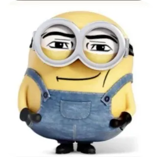 👖 Minion Minion, Moi, moche et méchant, Dessin animé, Drôle, Personnage telegram sticker