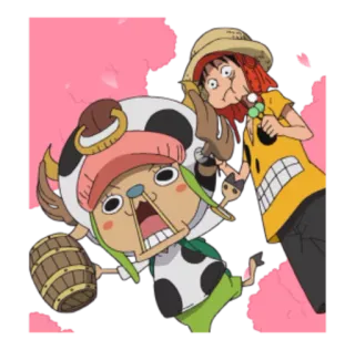 🍺 Tony Tony Chopper One Piece Anime, Charakter, One Piece, Tony Tony Chopper, Lustig, Cartoon telegram sticker