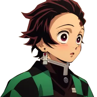 😳 Tanjiro Kamado Demon Slayer Anime, Mangá, Demon Slayer, Tanjiro, Tanjiro Kamado, Personagem telegram sticker