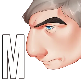 😡 M whatsapp sticker