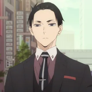 💳 Daisuke Kambe The Millionaire Detective Balance: Unlimited Anime, Detektiv, Charakter, Millionär, Anzug, Daisuke Kambe, The Millionaire Detective Balance: UNLIMITED telegram sticker