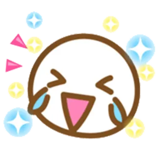 😂 emoji, rindo, alegria, chorando, engraçado, fofo, desenho animado, sticker whatsapp sticker