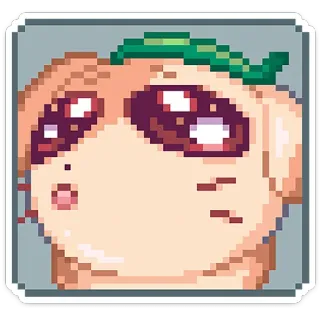 🤪 ピクセルアート, 可愛い, キャラクター, デジタルアート, ステッカー telegram sticker