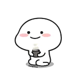 😅 carino, cartone animato, blob, kawaii, felice whatsapp sticker