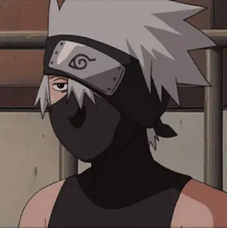 🗡️ Kakashi Naruto Kakashi, Naruto, anime, manga, ninja, character telegram sticker