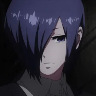 🌟 Touka Kirishima Tokyo Ghoul Anime, Touka Kirishima, Tokyo Ghoul, Charakter, Ghoul whatsapp sticker