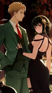 👫 Loid Forger Spy x Family 动漫, 间谍过家家, 劳埃德·福杰, 约尔·福杰 telegram sticker