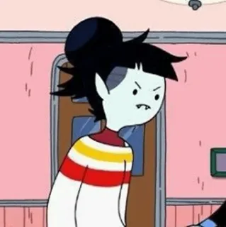 🖤 Marceline Adventure Time Мультфильм, Вампир, Анимация, Персонаж, Марселин королева вампиров telegram sticker