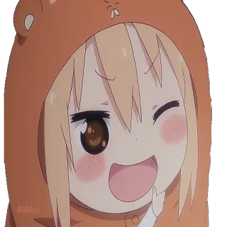 😉 Umaru Doma Himouto! Umaru-chan Anime, Umaru, Umaru-chan, Lindo, Kawaii, Manga telegram sticker